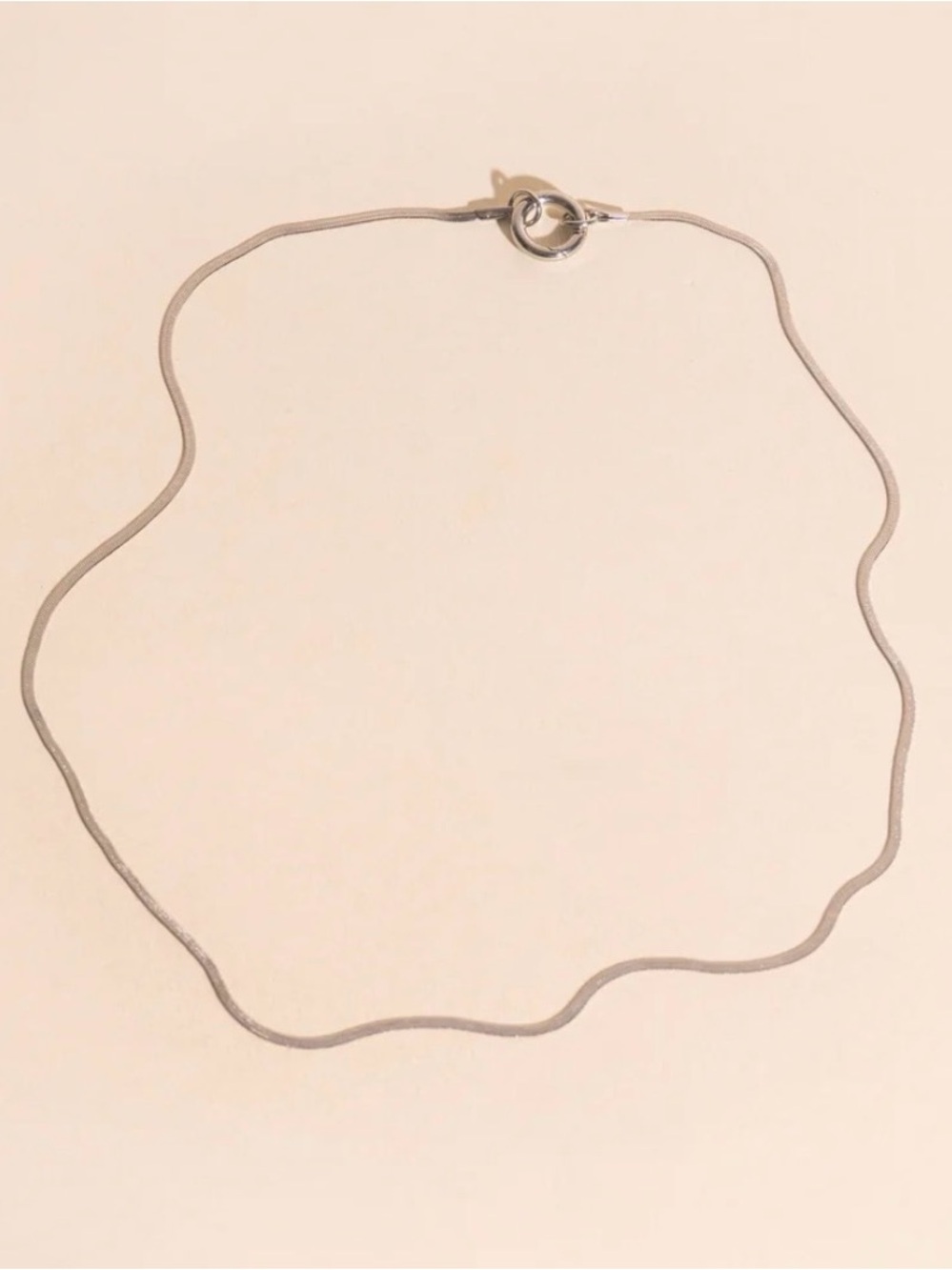 Oh Clem Baby Snake Necklace 21”, Charm Clasp, Tarnish-free / NIB
